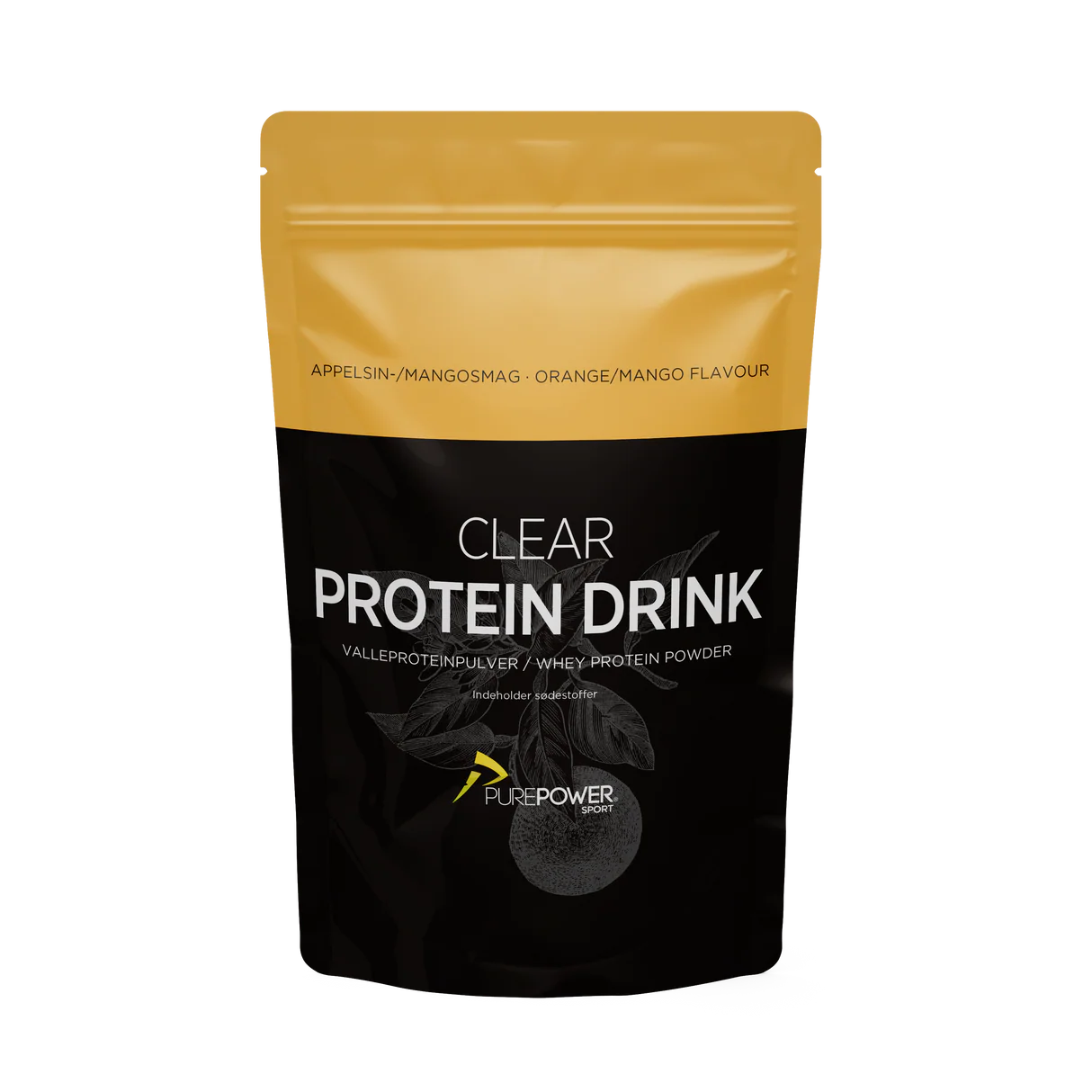 PurePower Clear Protein Appelsin/Mango – Bedst til frisk smag