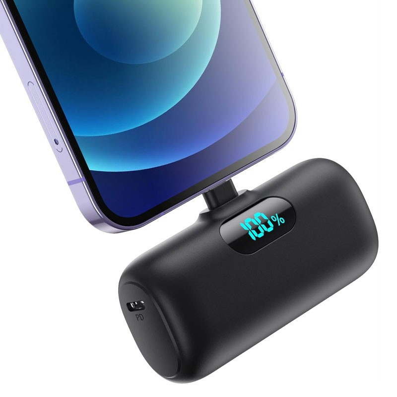 Lille powerbank 5000 mAh til iPhone