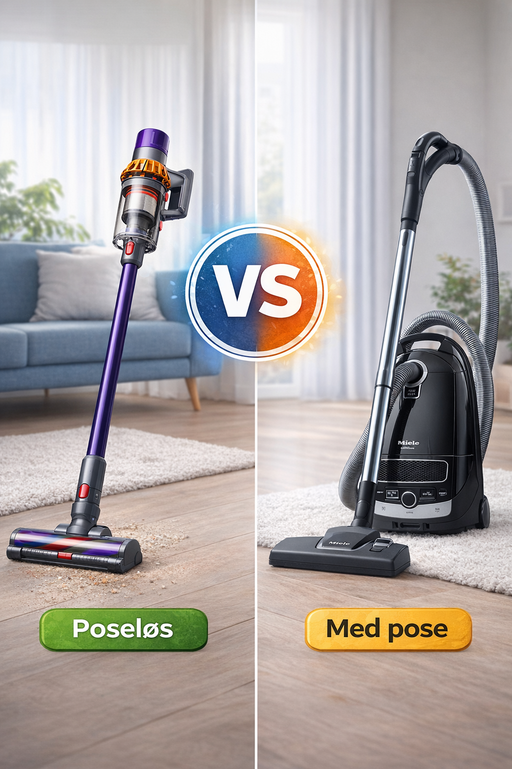 You are currently viewing Støvsuger poseløs vs pose – hvad er bedst i 2026?