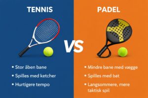 Read more about the article Hvad er forskellen på padel og tennis?