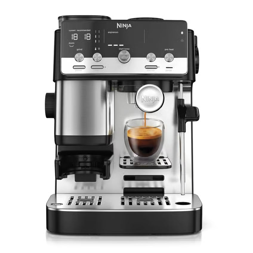 Ninja Luxe Café Mini ES301EU med portafilter og manuel dampdyse