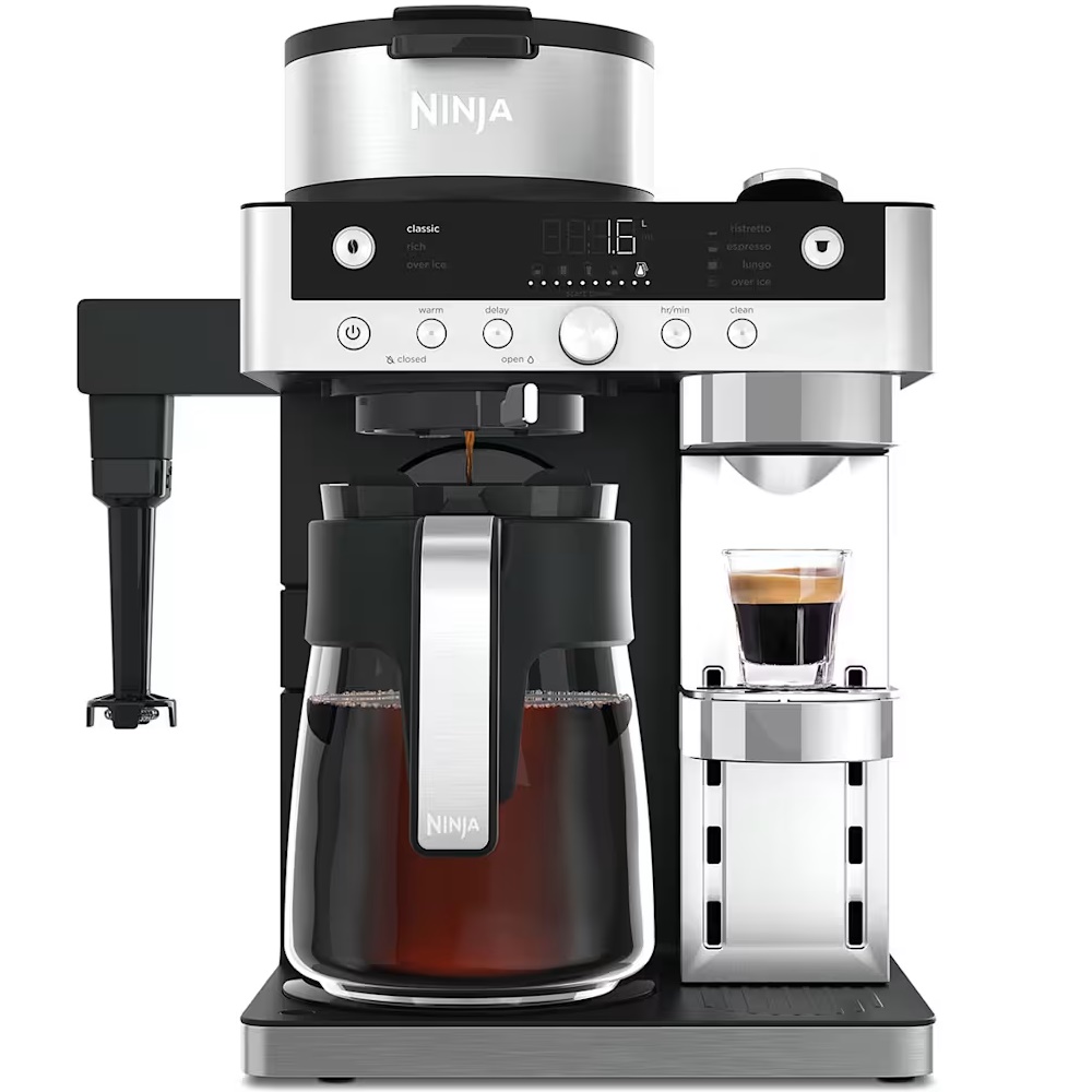 Ninja Prestige DualBrew CFN802EU med filterkande og kapselbrygger